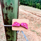 Pink Cowboy Hat Studs