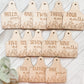 Floral Cow Tag Milestone Set