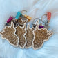 Highland floral keychain