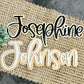 Offset  Name Sign 1/8th inch wood
