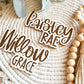 Mini Offset Newborn Sign