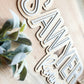 STACKED  or SINGLE NAME SIGN