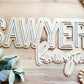 STACKED  or SINGLE NAME SIGN
