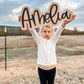Offset  Name Sign 1/8th inch wood