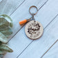 Caffeinated Skull Keychain