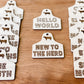 Cow Print Cow Tag Milestone