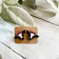 Black and White Cow Bandana Studs