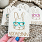 Bunny With Glasses Tags