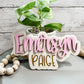 Mini Offset Name Sign