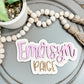 Mini Offset Name Sign