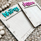 Floral Post It Holder
