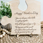 Mother's Day Puzzle Sign