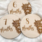 Girl Highland Cow Milestones